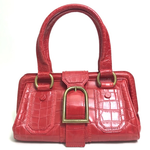 CELINE belt Bag Hand Bag Red GoldHardware - Picture 1 of 10